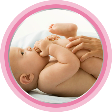 Baby bottom cream is a good way to avoid skin irritation.