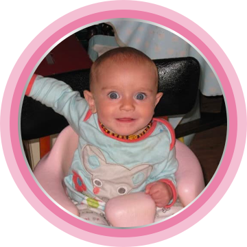 Baby protected against rash with nappy cream is a happy baby